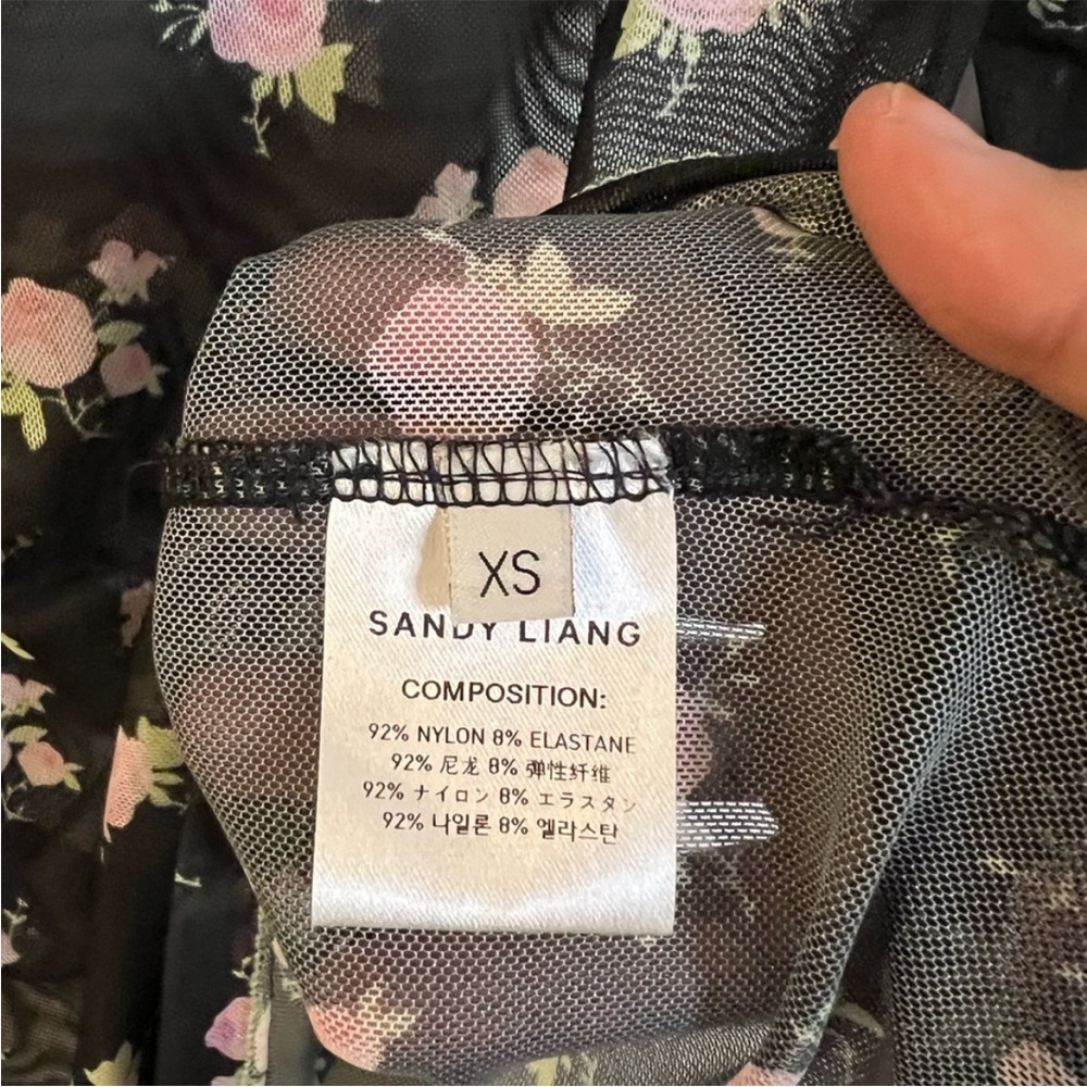 Sandy Liang sheer long sleeve top XS - Picture 4 of 5